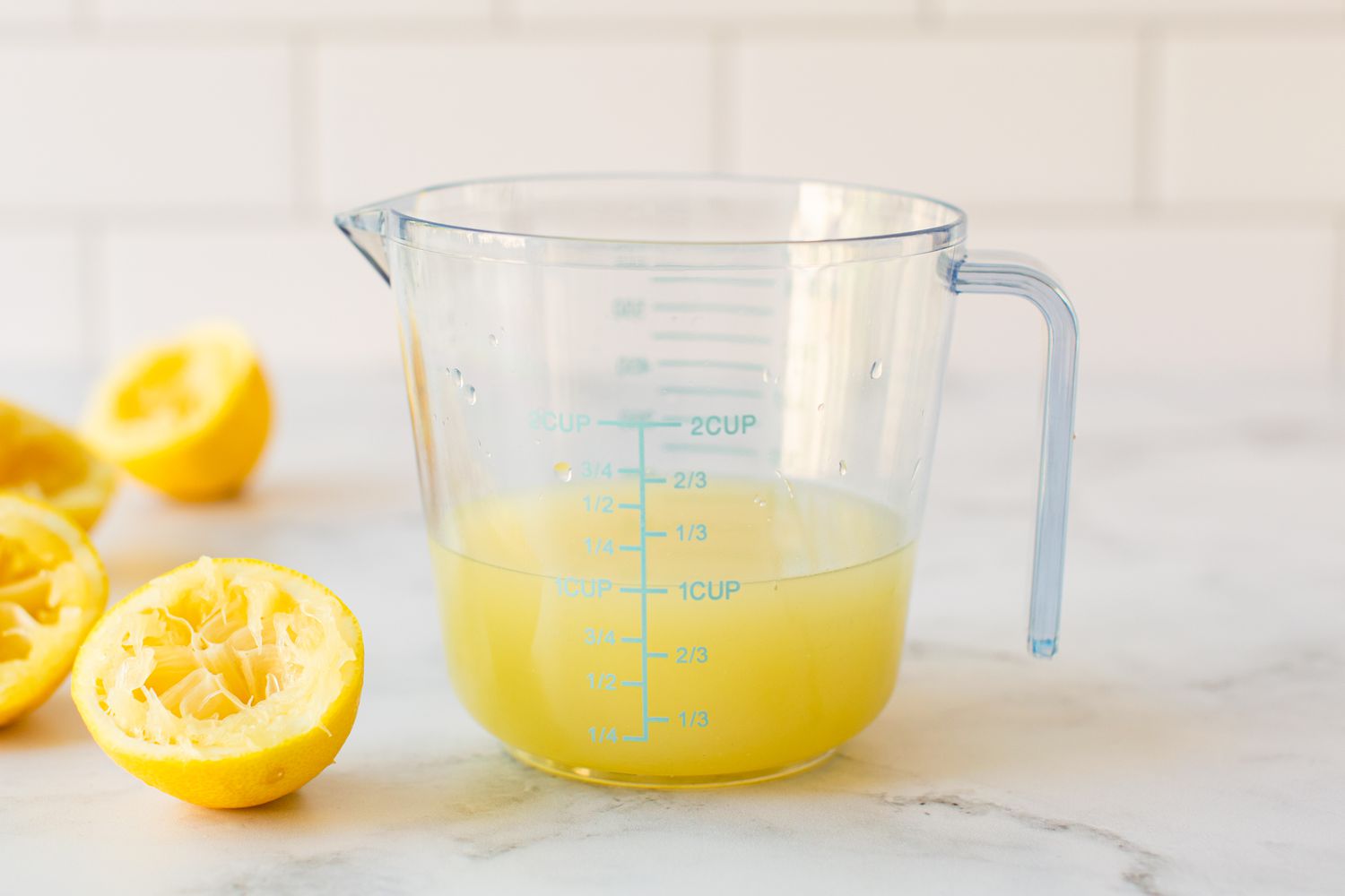 Juicing fresh lemons for a Lemonade recipe
