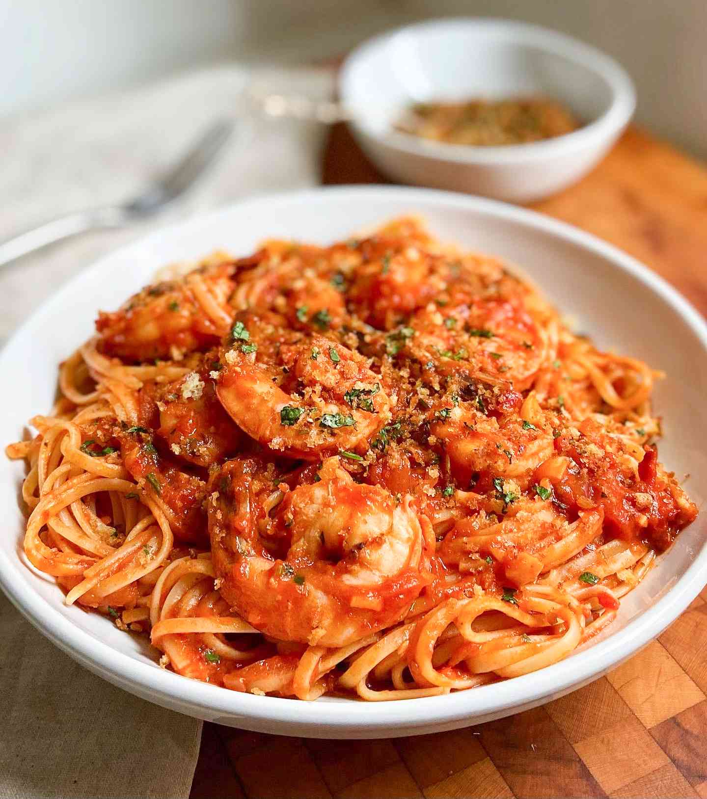 shrimp + pasta