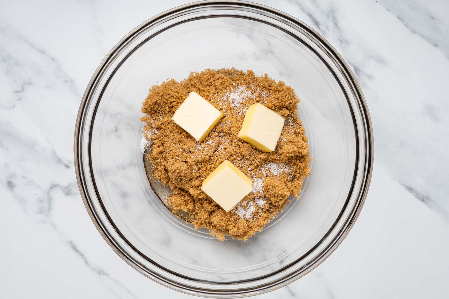 brown sugar and butter in bowl