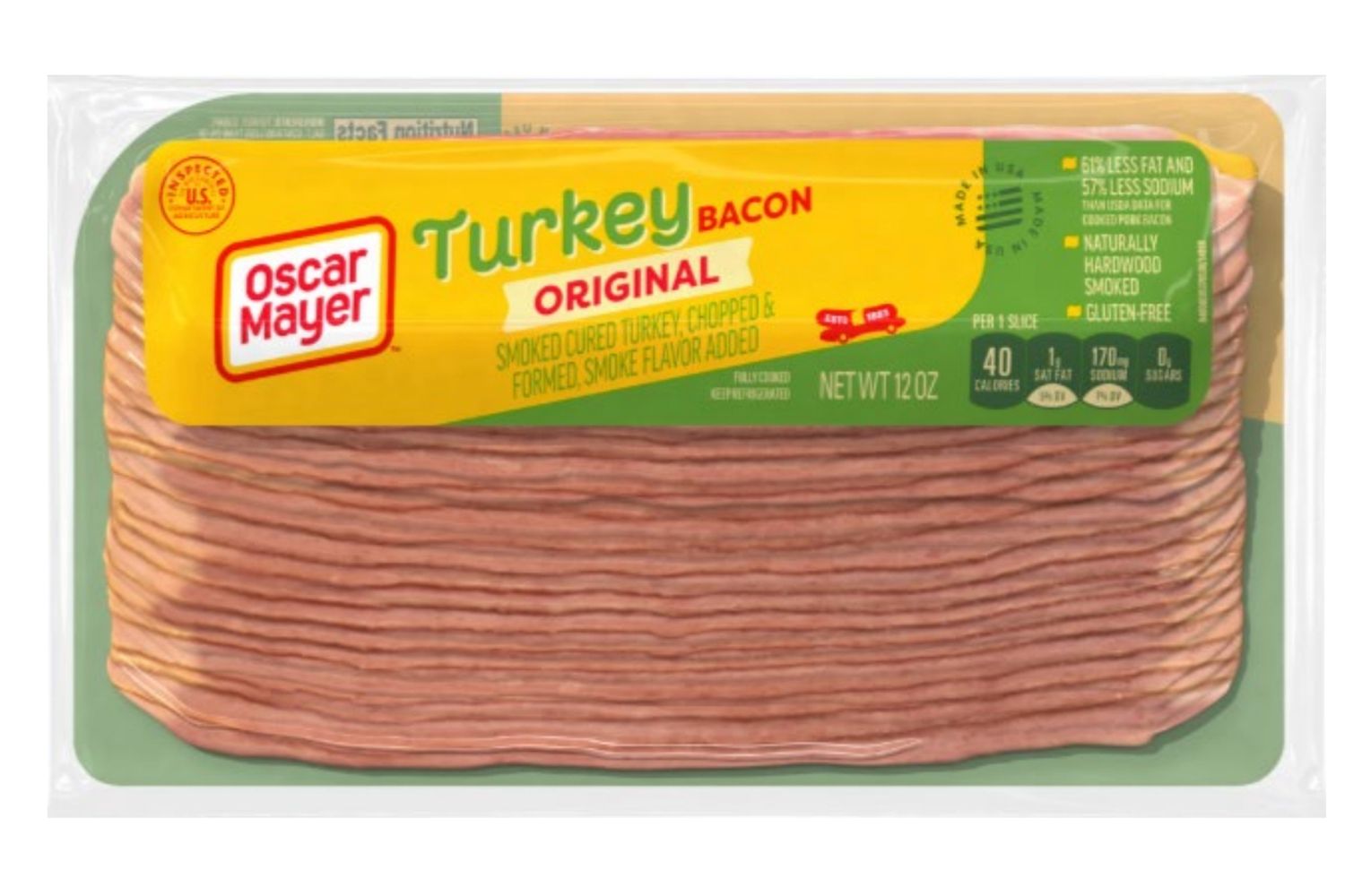 Package of Oscar Mayer turkey bacon