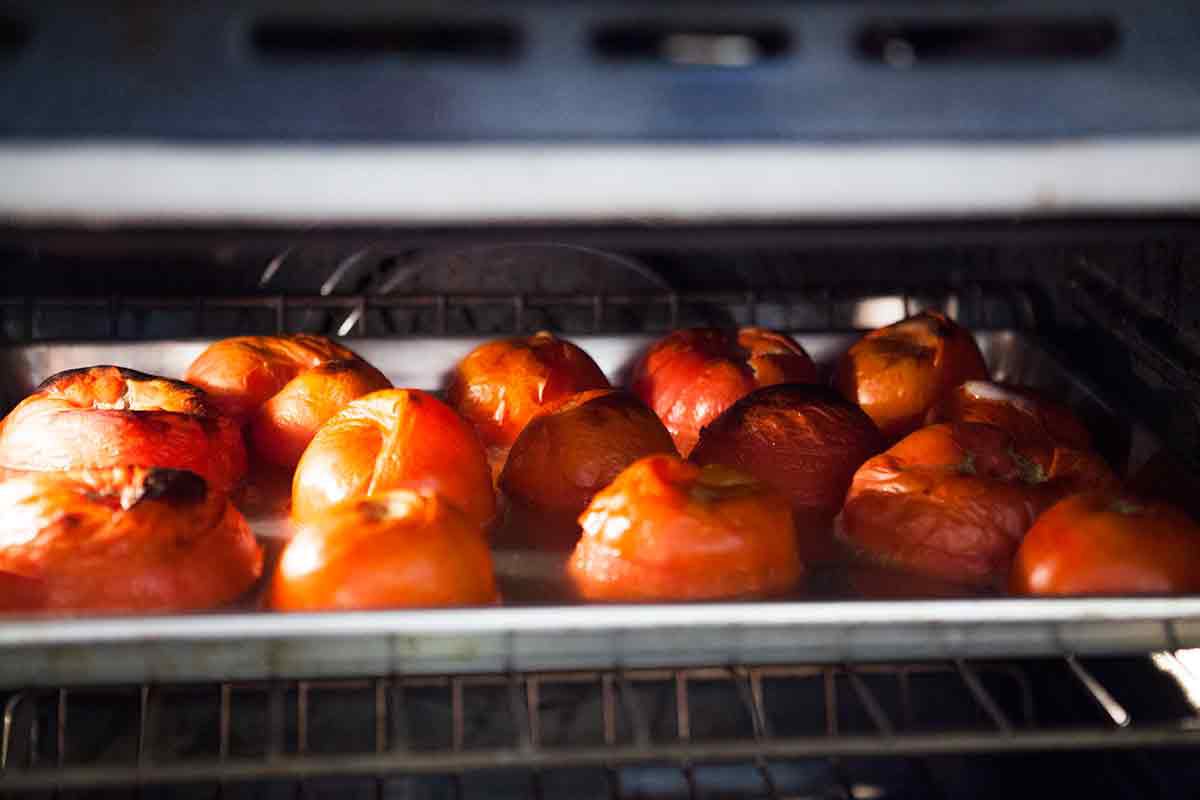 broiling tomatoes for canning salsa