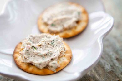 Sardine Rillettes on a plate