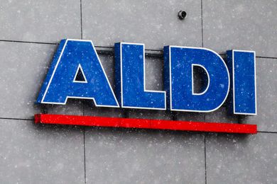 An ALDI sign