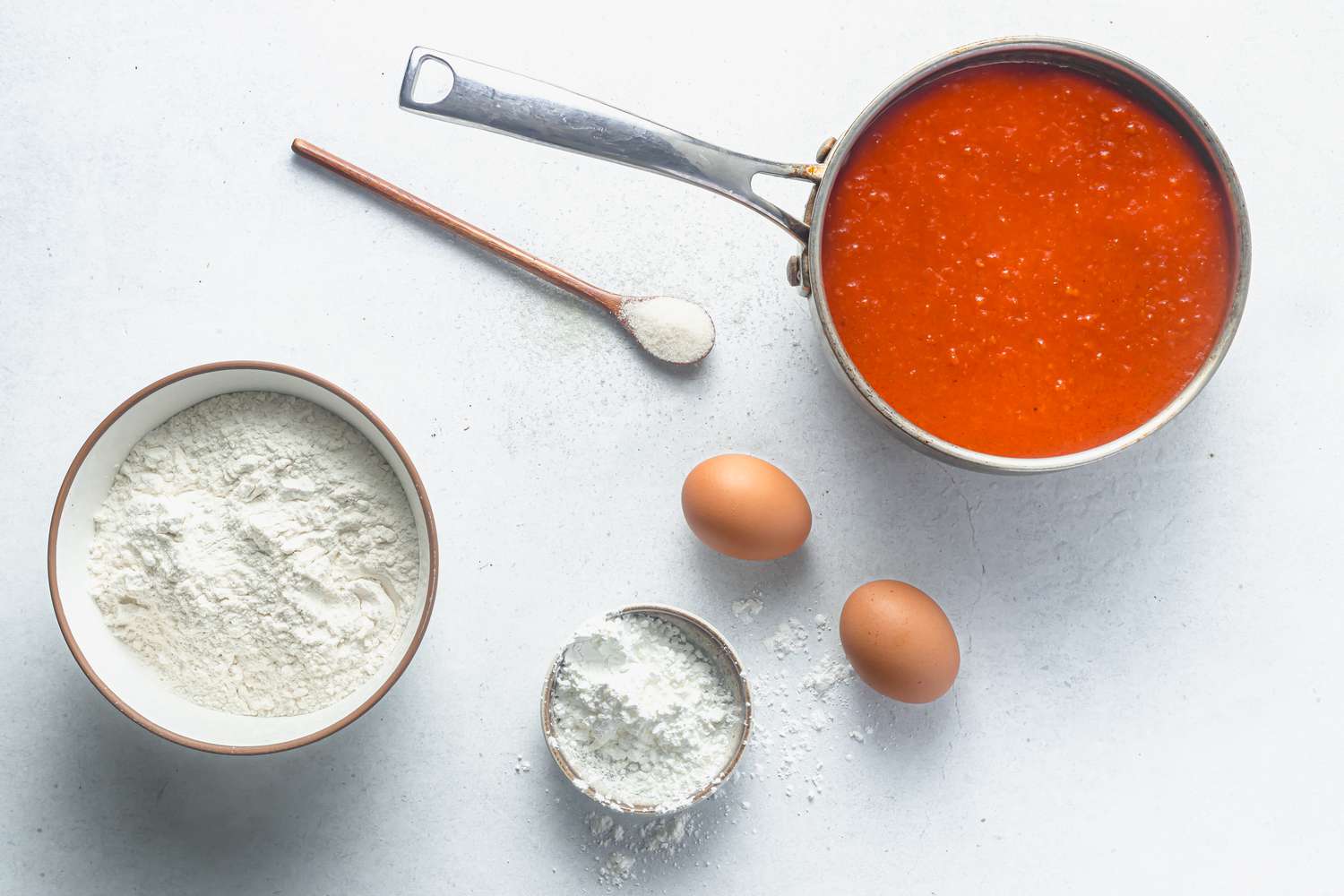 Ingredients to thicken sauce