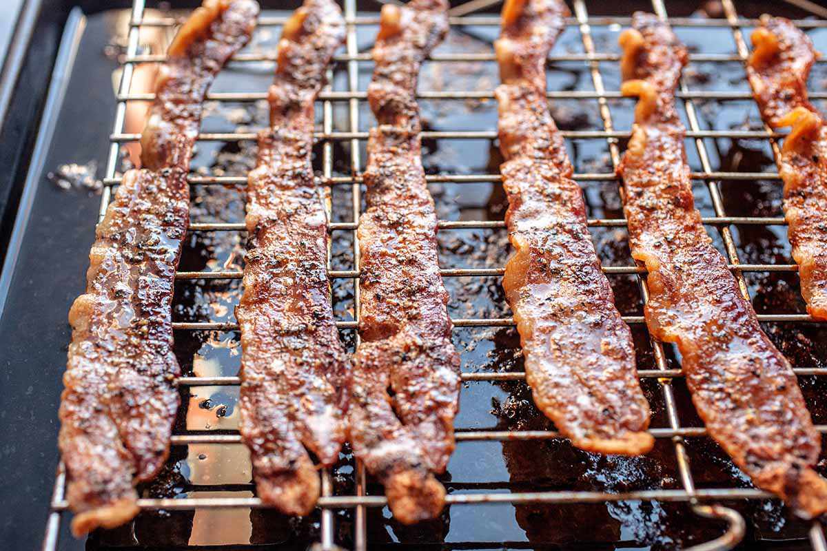 Candied Bacon Recipe bake the bacon
