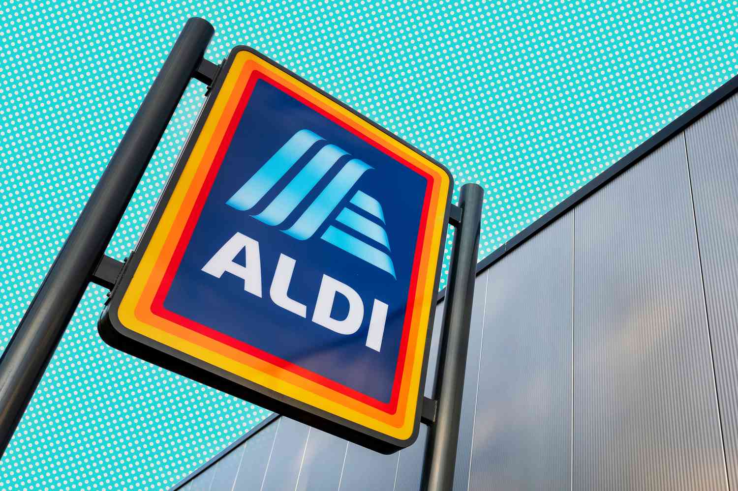 ALDI store sign next to the building