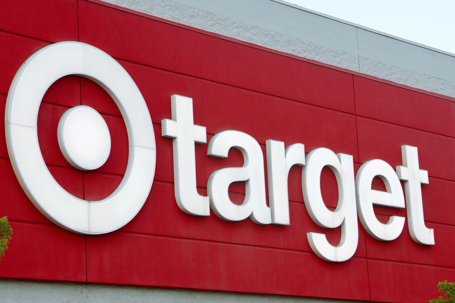 The Target logo on a building