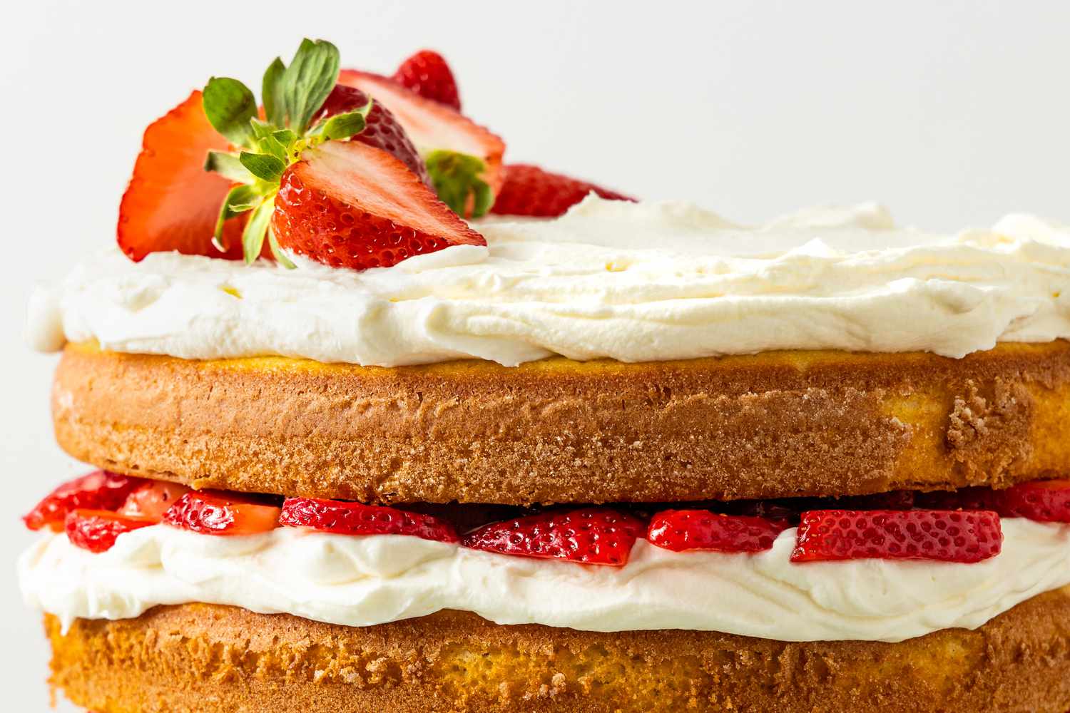 Strawberry shortcake cake