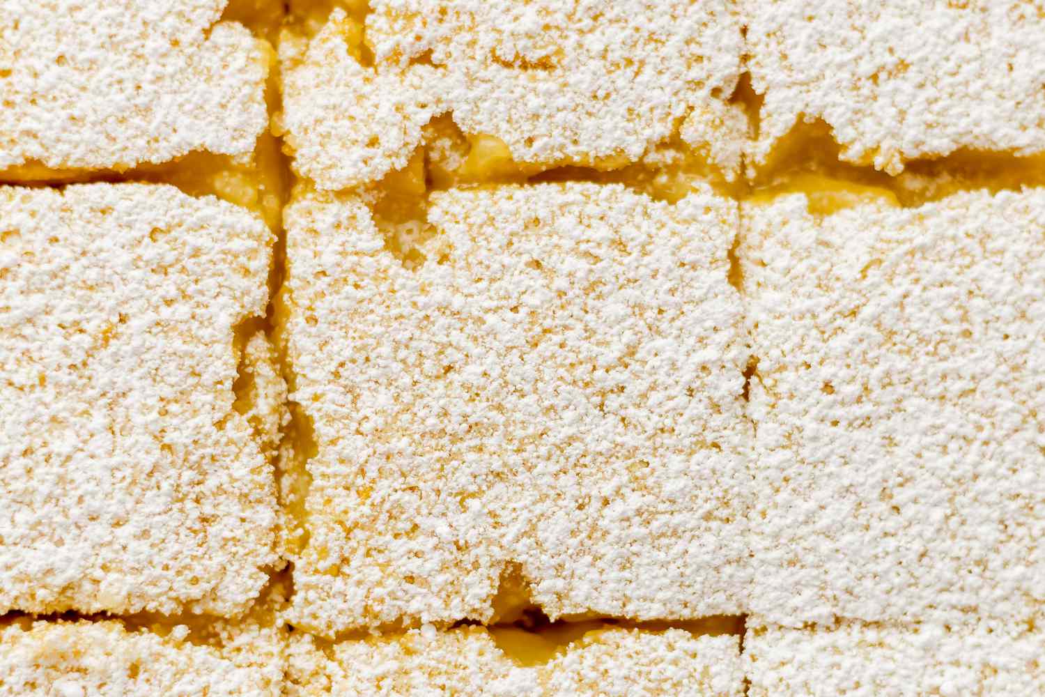 Overhead Shot of Lemon Bars