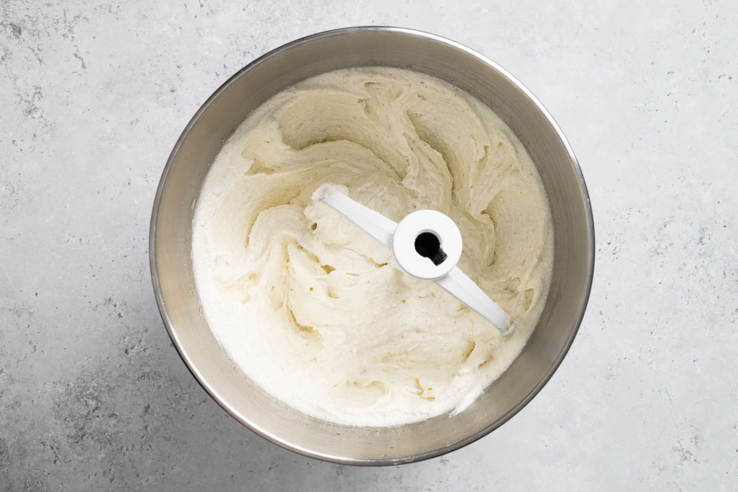 Bowl of Whipped Butter for Lemon Lavender Cake