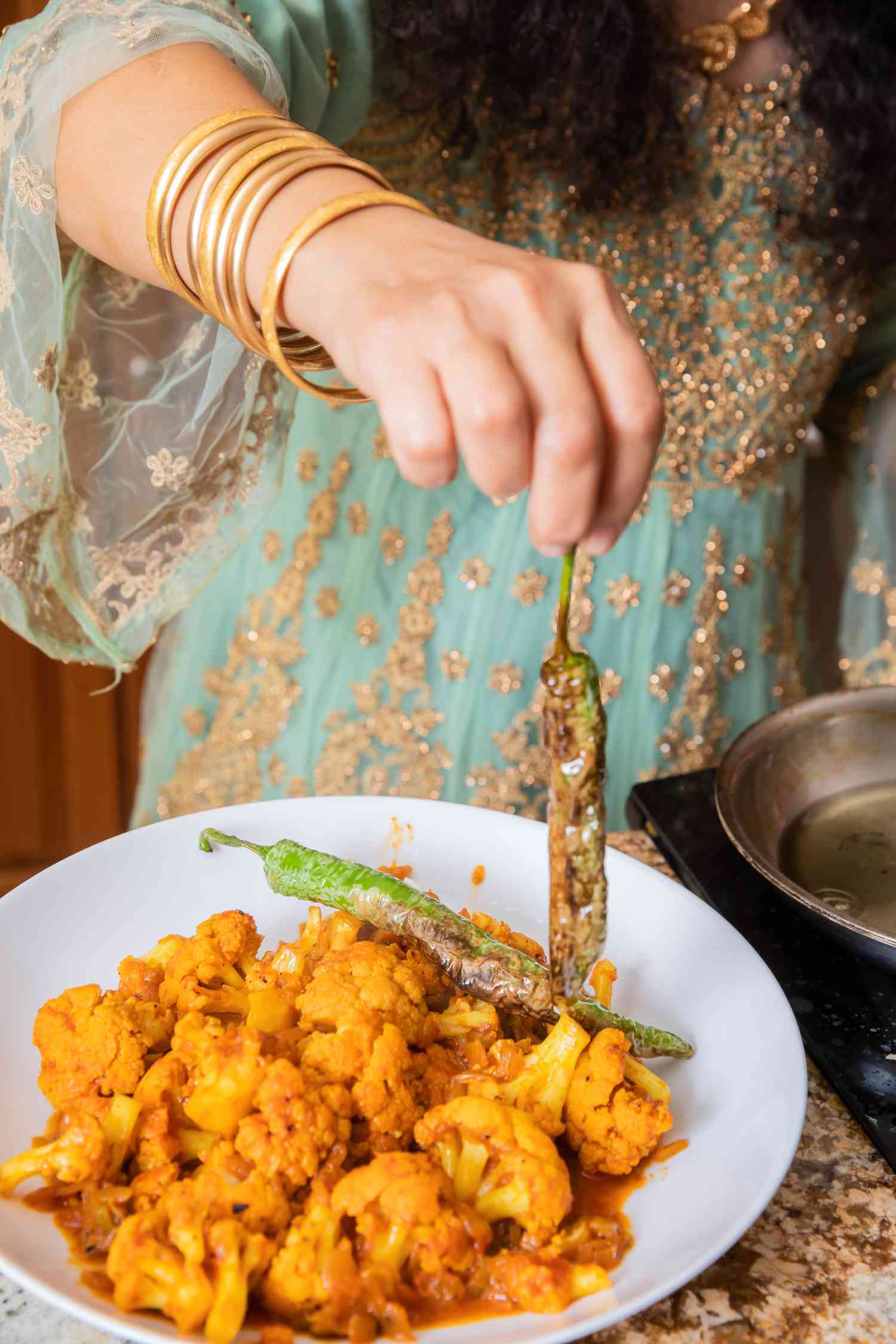 Gholpi (Afghan Stewed Cauliflower)