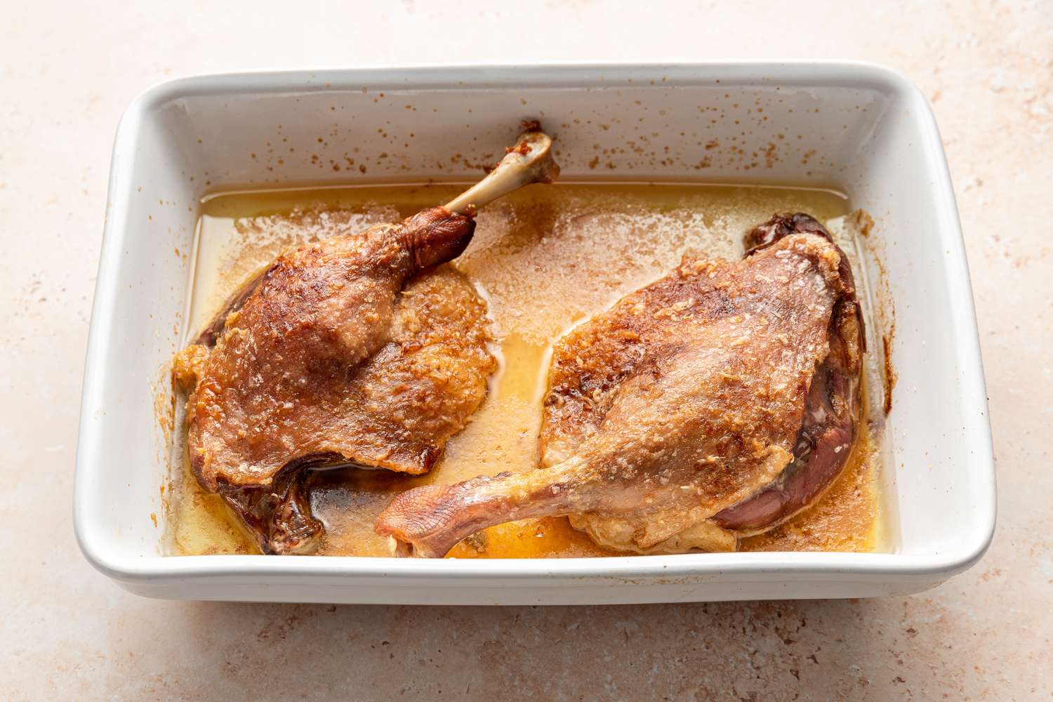 Easy Duck Confit in a Casserole Dish