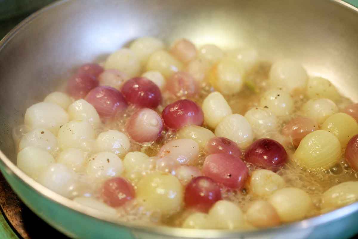cooking pearl onions