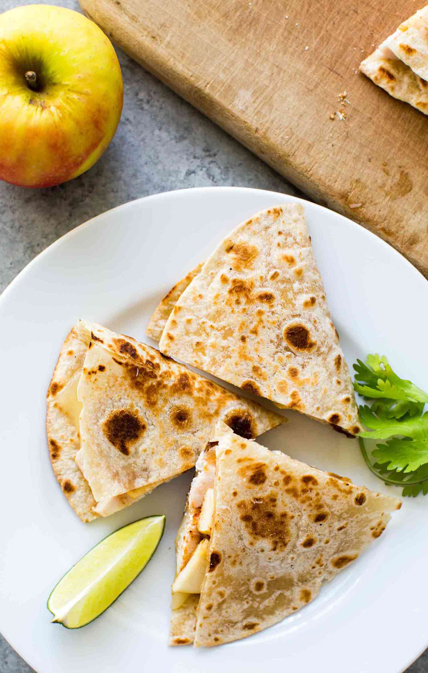 Apple Chicken Quesadilla