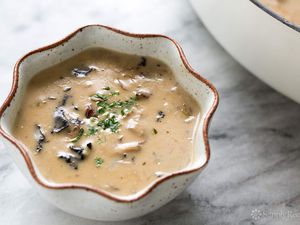 Cream of Wild Mushroom Soup
