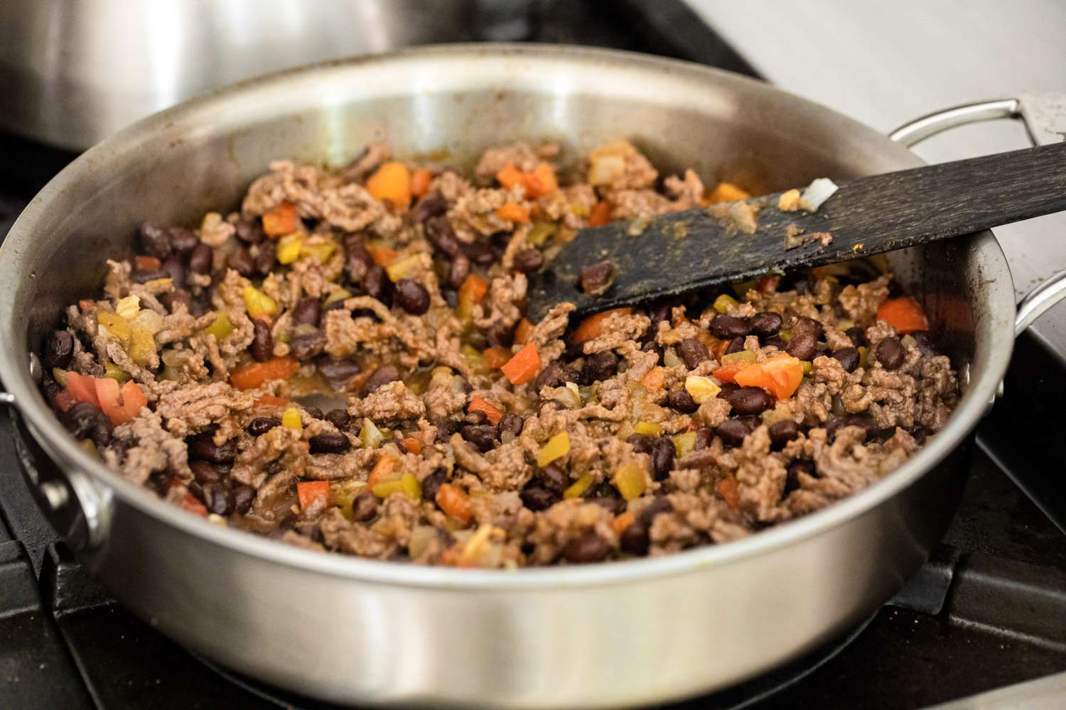 Cooked Filling for Loaded Sheet Pan Quesadillas in a Pot