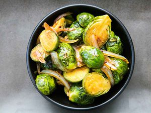 Hoisin Glazed Brussels Sprouts