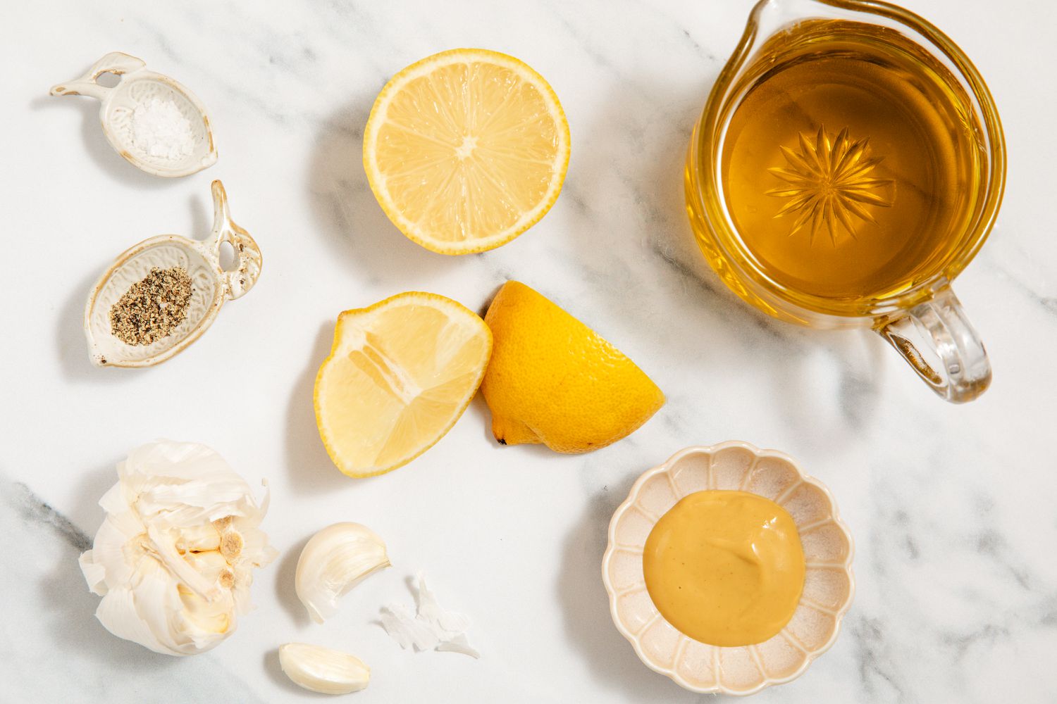 ingredients for lemon dressing 