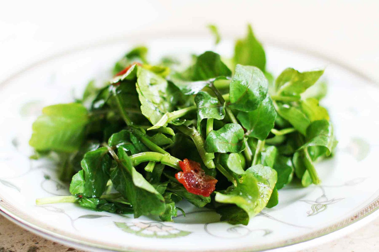 Watercress Bacon Salad