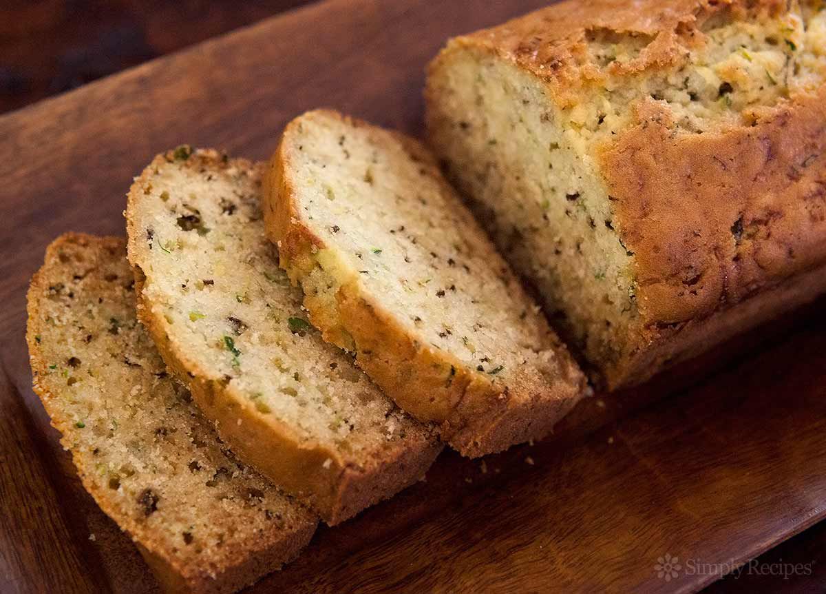 Lemon Rosemary Zucchini Bread
