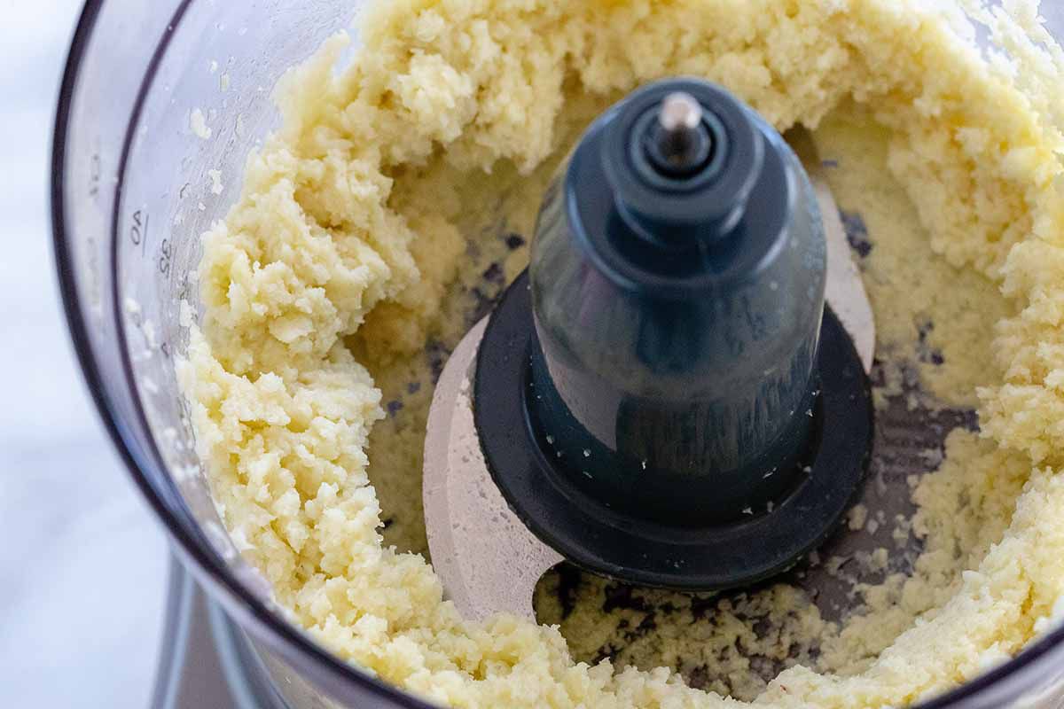 How to Make Cauliflower Gnocchi process the dough