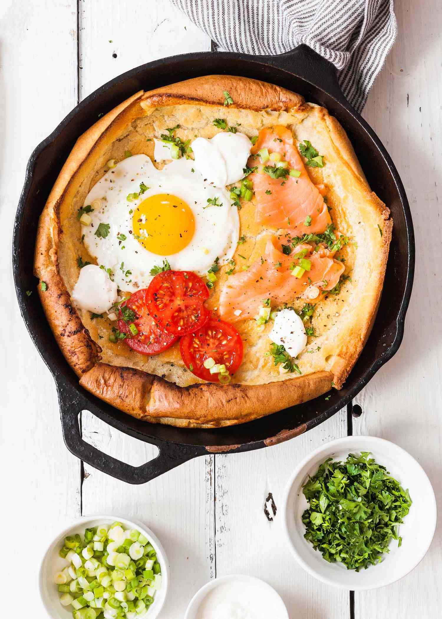 German Dutch Baby Pancake with Whole Wheat Flour