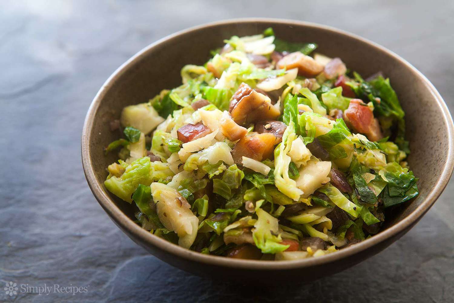 Brussels Sprouts with Bacon and Chestnuts