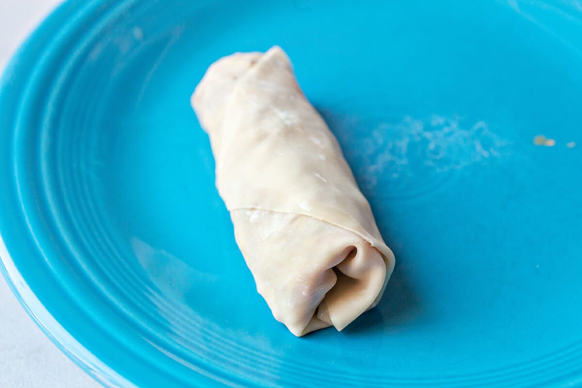 Egg rolls in air fryer recipe fold the egg rolls