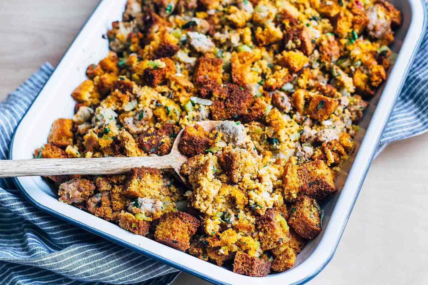 Cornbread, Sausage & Sage Stuffing