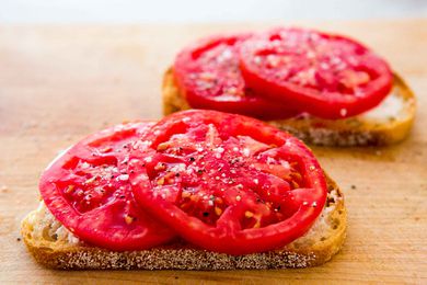 Tomatoes on Toast
