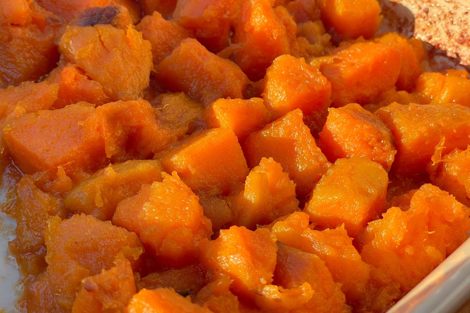 sweet potatoes on a sheet pan