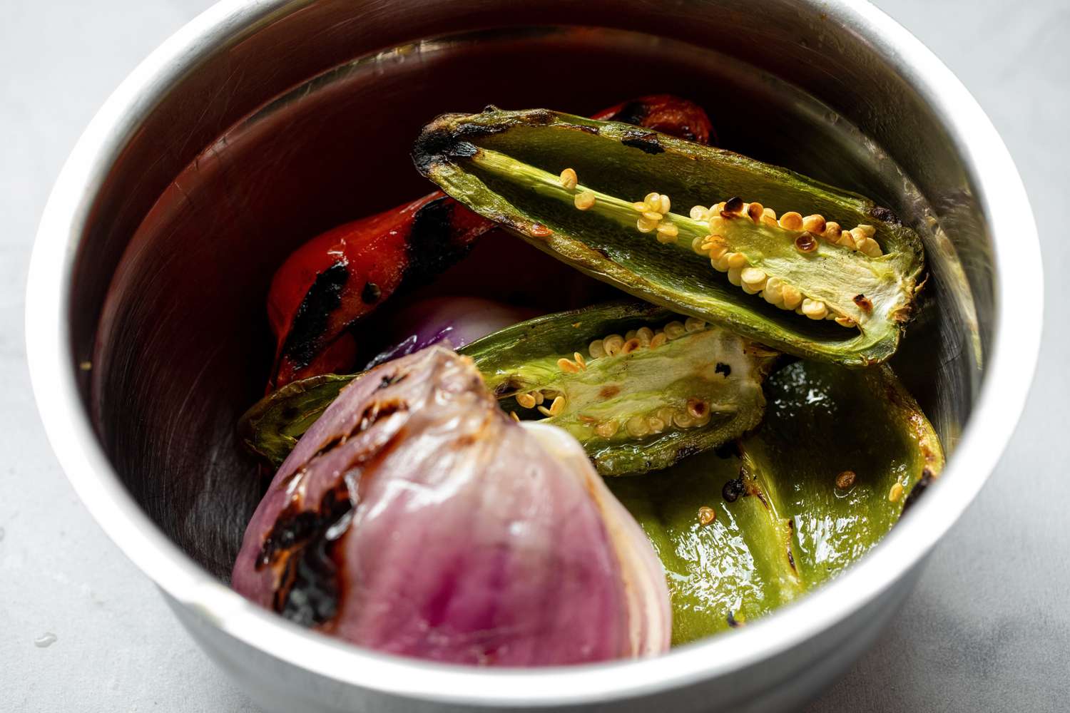 Grilled Vegetables for Shrimp Salad Recipe