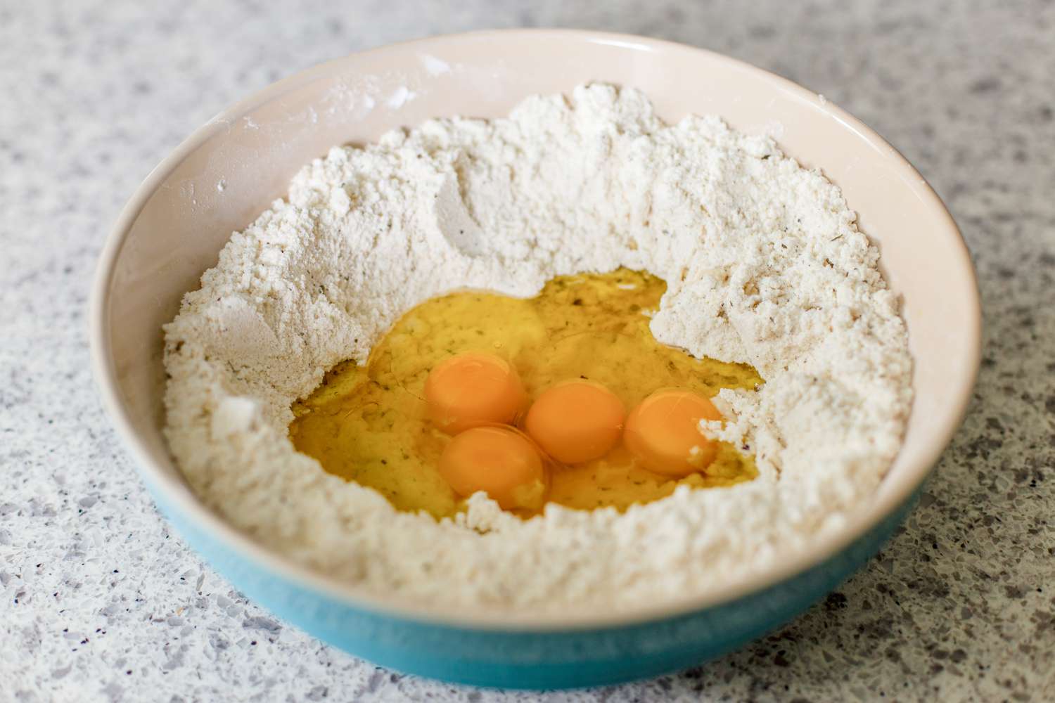 Eggs Added to the Well 