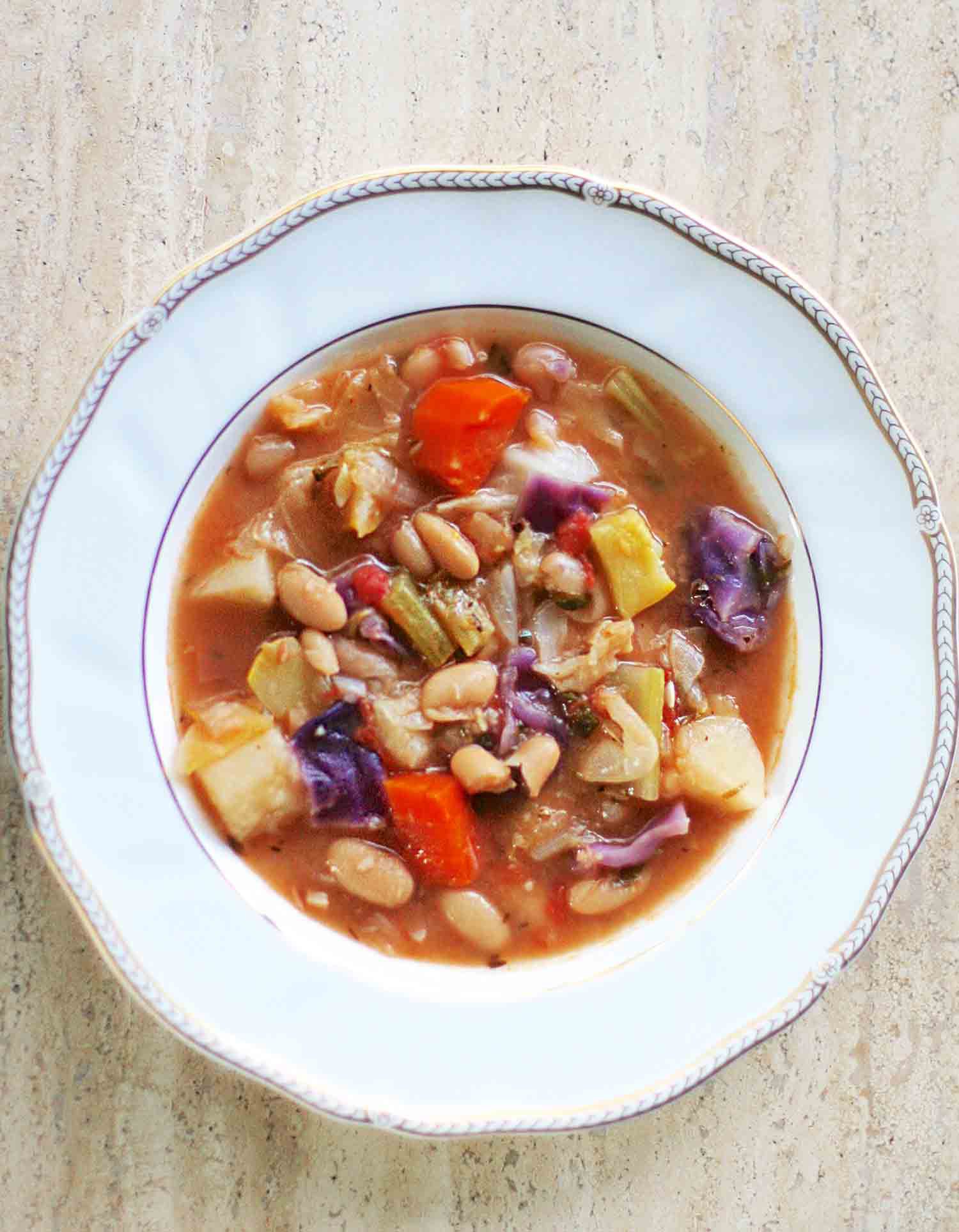 white bean vegetable soup