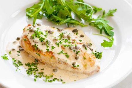 Chicken Breasts with Mustard Cream Sauce