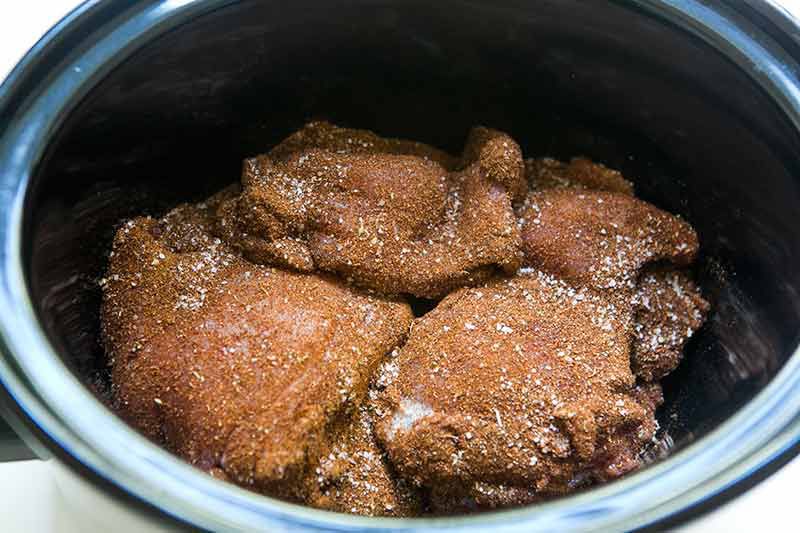 slow cooker chicken taco meat