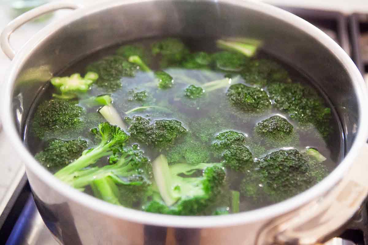 blanch broccoli