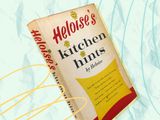 Book titled "Heloise's Kitchen Hints"