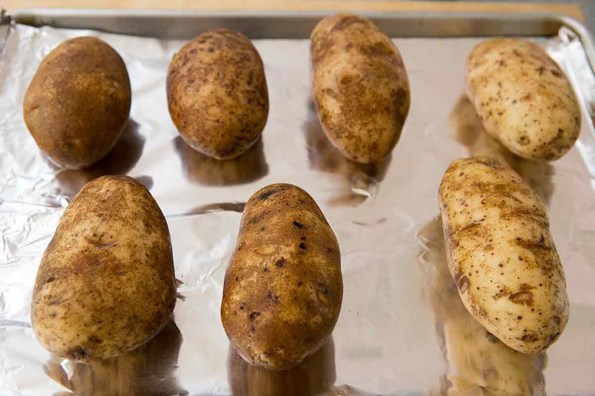 bake potatoes for baked potato soup