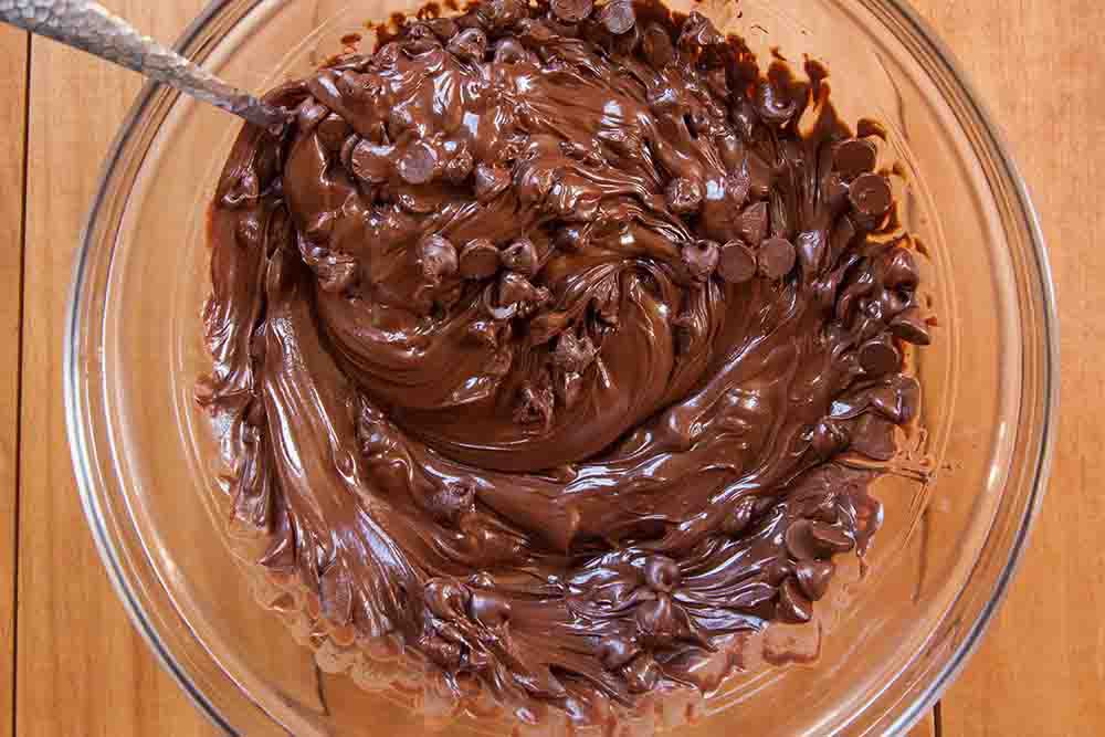 buckeye recipe - melting chocolate