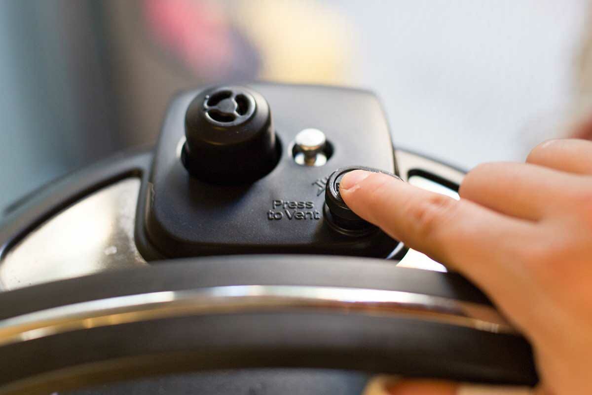 release the steam from the instant pot