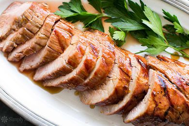 Grilled Pork Tenderloin with Orange Marmalade Glaze