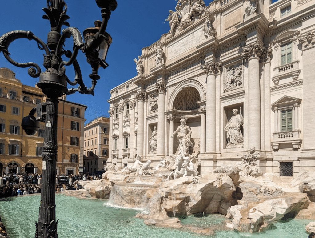 around the world cruise stop in Rome Italy. Picture of Trevi Fountain