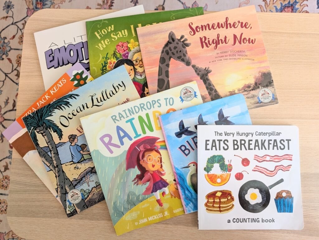 Here are some of the free books we've received from Dolly Parton's Imagination Library.