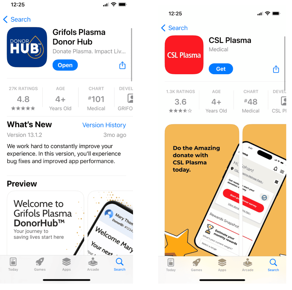 app screenshots where you can make money donating plasma - How I Made Over $400 a Month Donating Blood Plasma